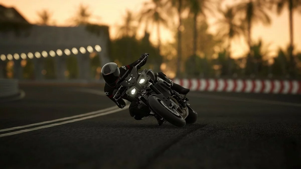 Motorcycle customization detail.